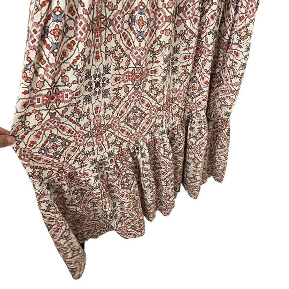 Xirena Printed Strappy Boho Maxi Dress in Size XS 100% Cotton Made in USA - Picture 8 of 11